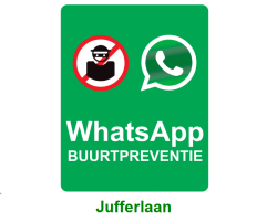 WhatsApp Buurtalarm Jufferlaan
