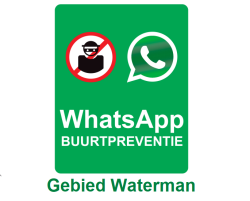 WhatsApp Buurtalarm Gebied Waterman