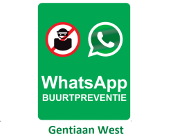 WhatsApp Buurtalarmgroep Gentiaan West