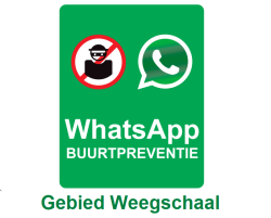 WhatsApp Buurtalarm Gebied Weegschaal