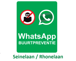 WhatsApp Buurtalarmgroep Seinelaan